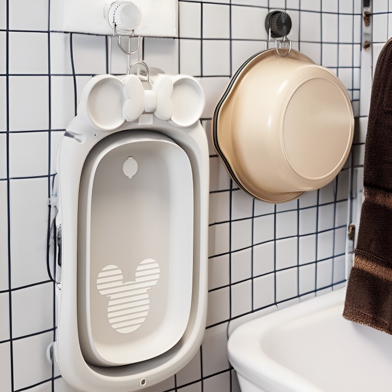 免打孔吸盤臉盆置物架