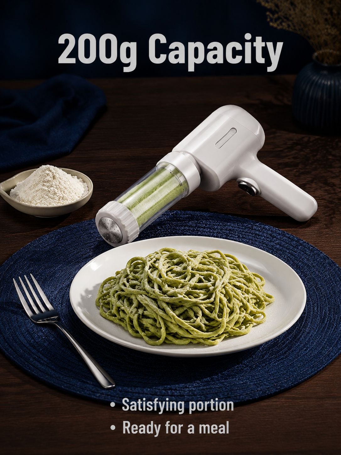 Handheld noodle maker for homemade pasta