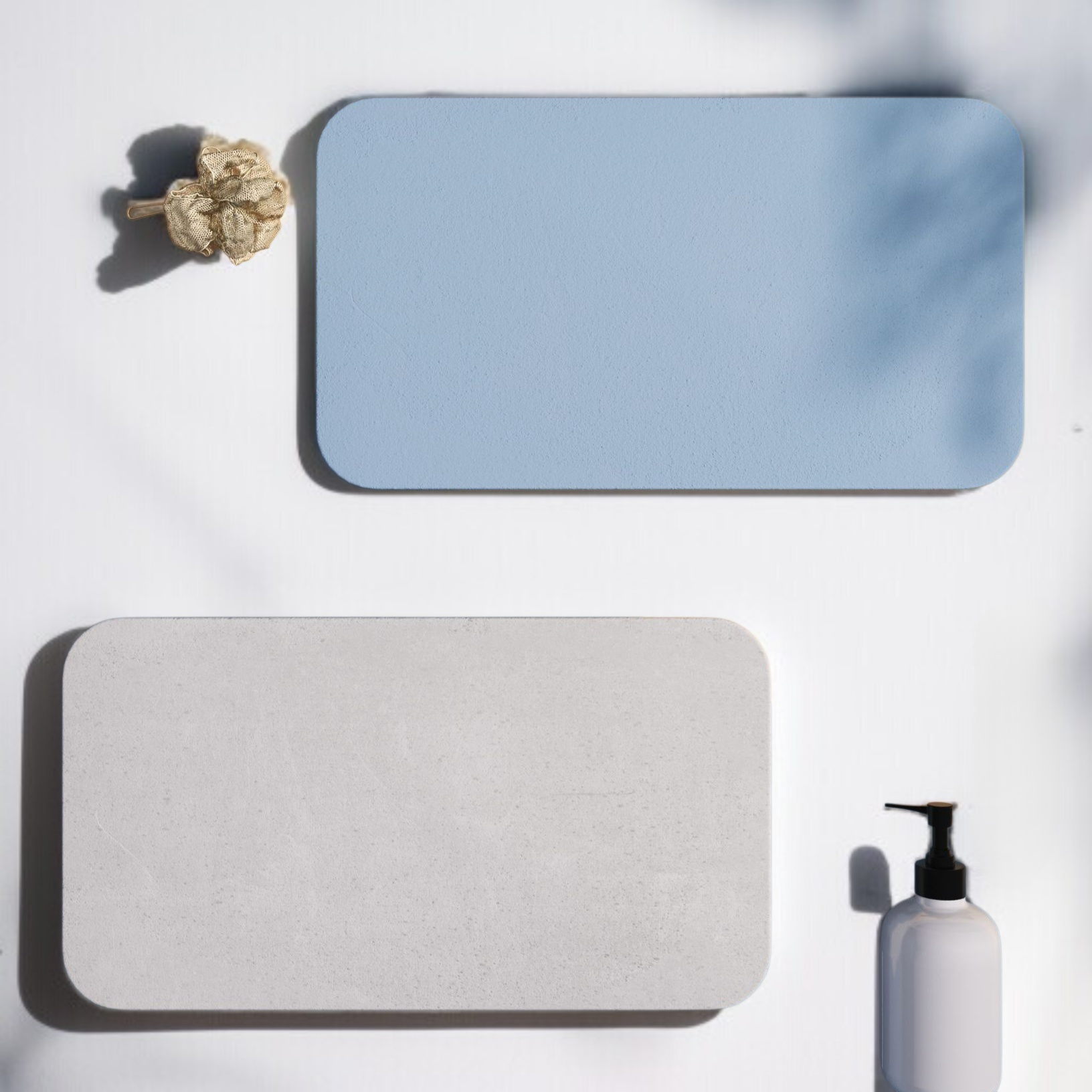 Silikonbodenmatte mit strukturierter Oberfläche gegen Ausrutschen