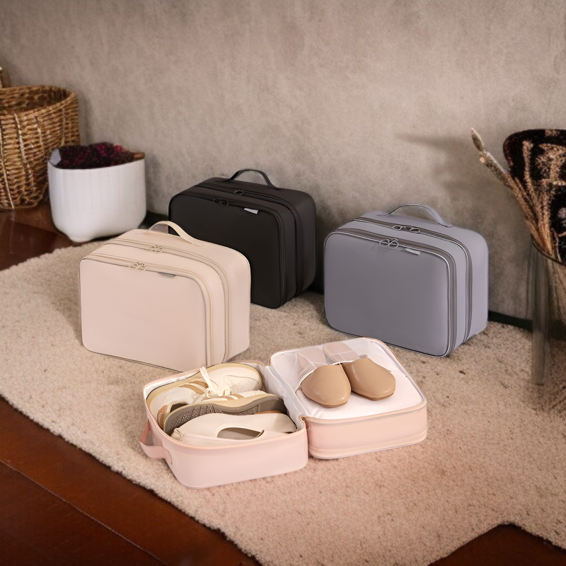 折りたたみ式靴バッグの使用例