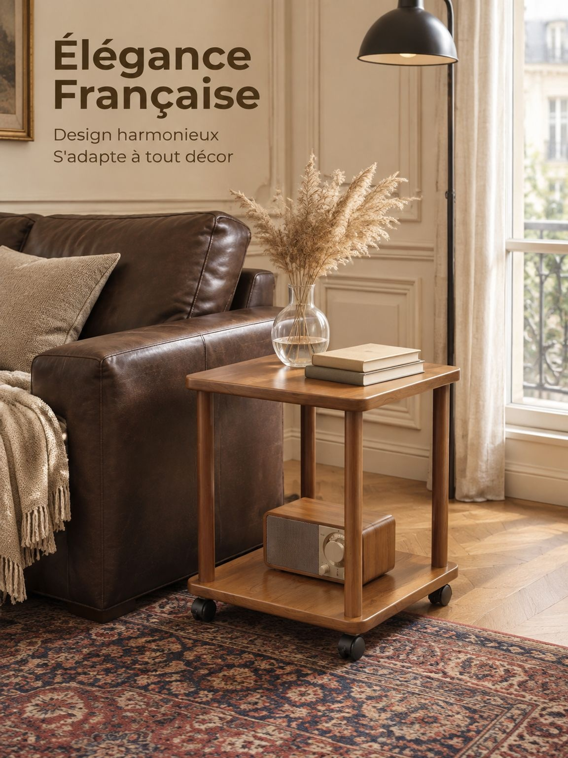 Petite table de salon compacte et facile à déplacer