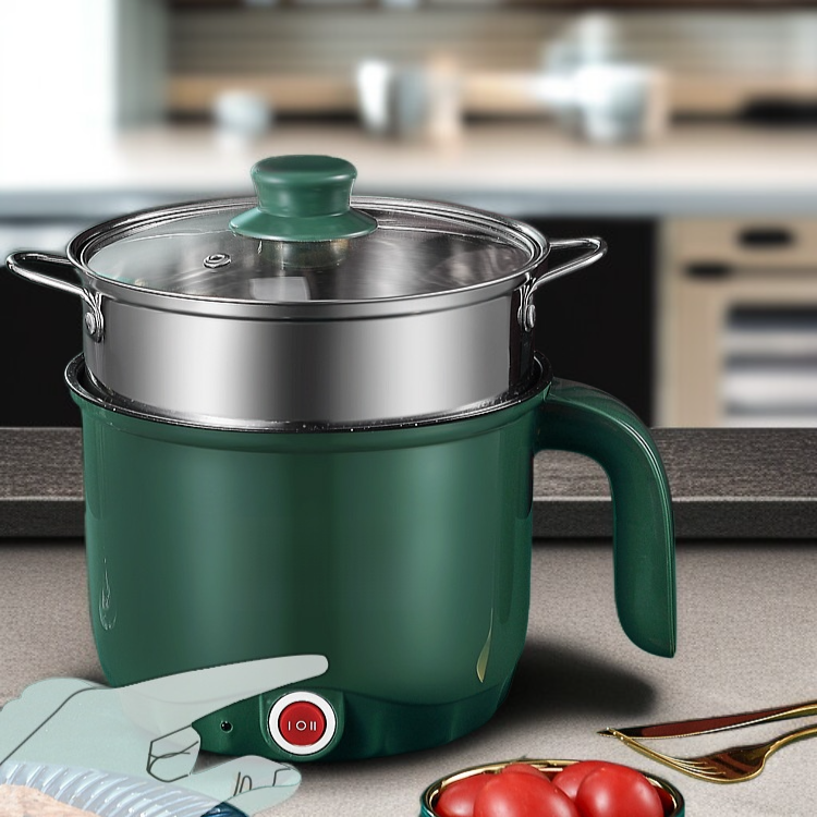 小型多機能電気鍋 家庭用低消費電力 安全な自動電源オフ設計
