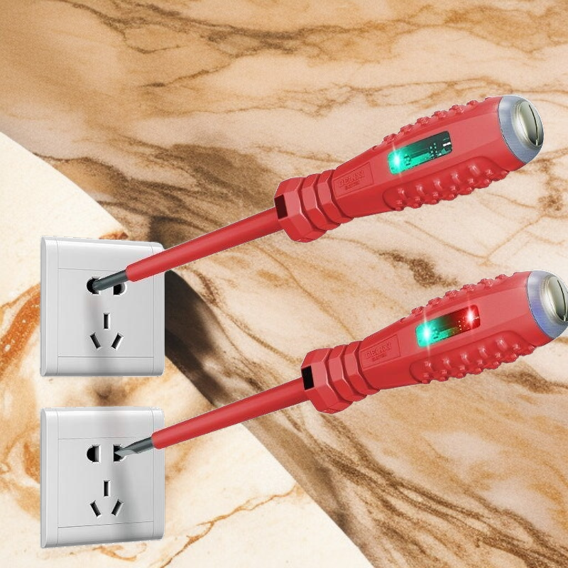 Tester eléctrico universal con luz de colores, bolígrafo de prueba para electricistas