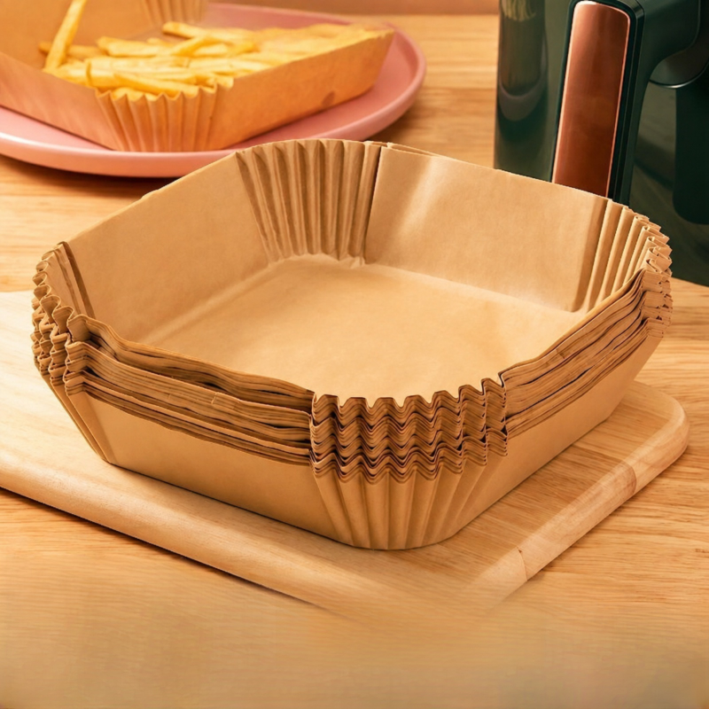 No-Wash Air Fryer Paper Liners