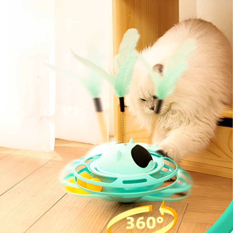 고양이 심심풀이 재미 장난감 오뚜기