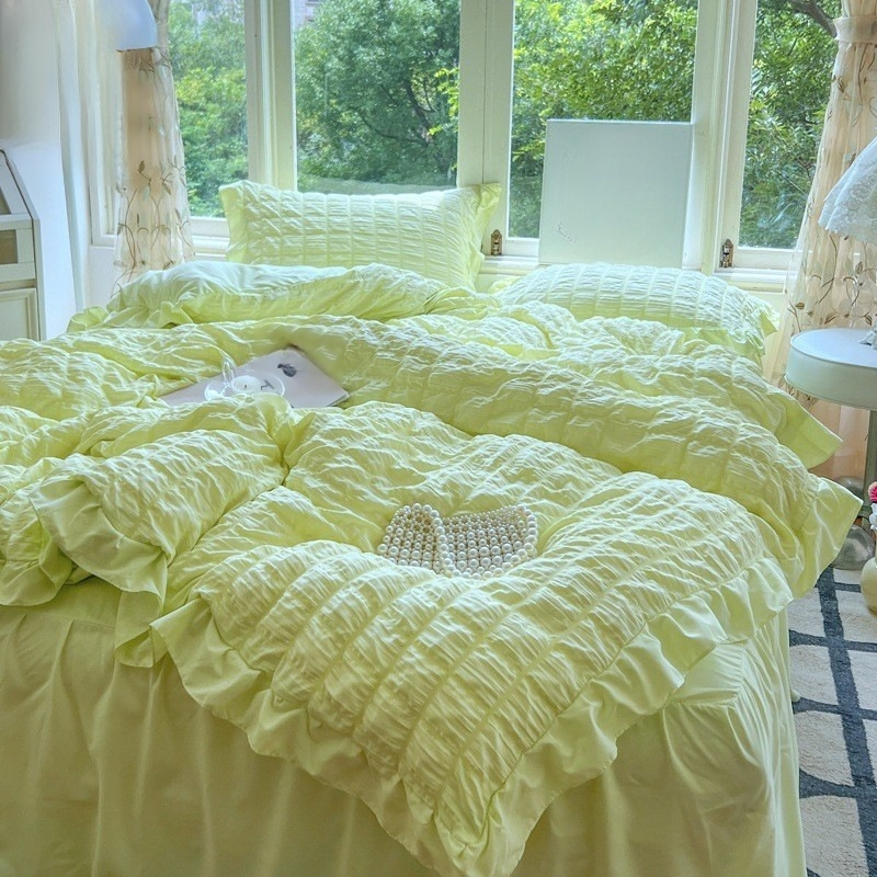 ชุดผ้าปูที่นอนสีพื้น 4 ชิ้น