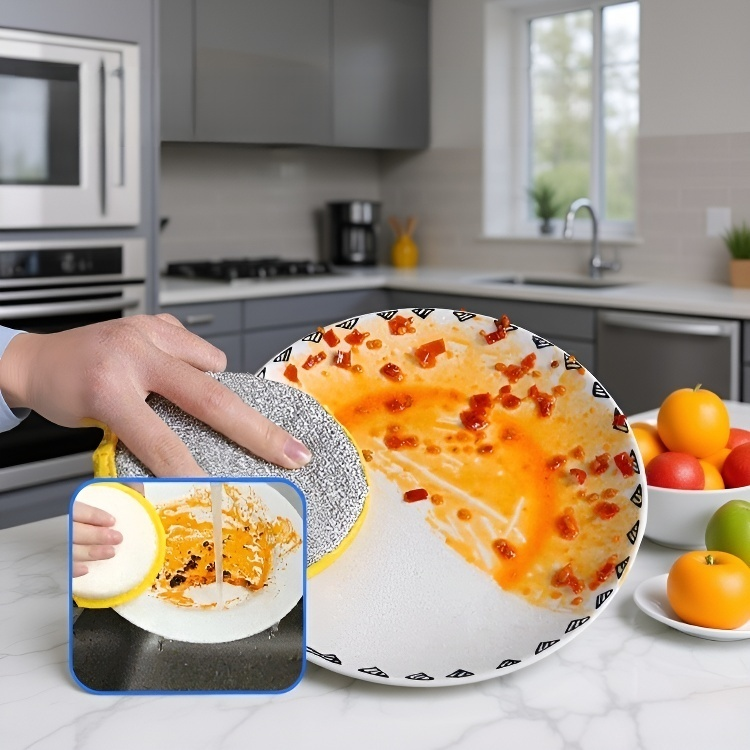 초강력 주방 설거지 스펀지