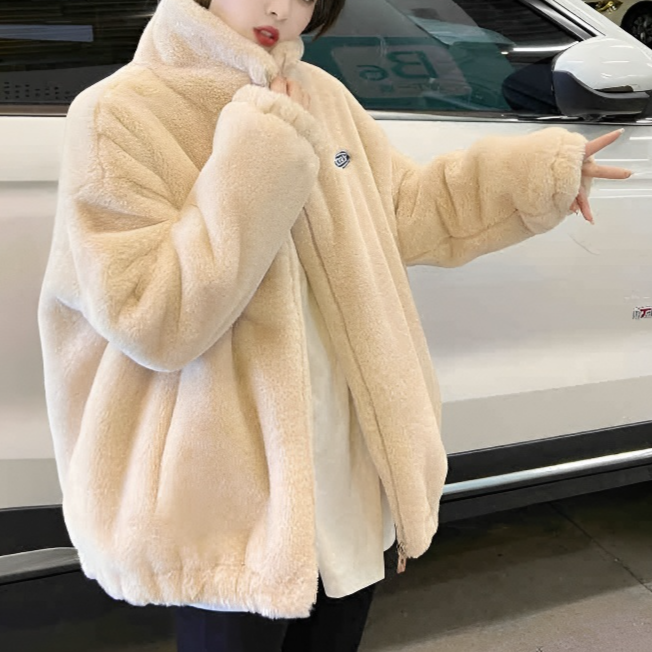 여성 겨울 기모 패딩 차이나 도톰 퍼 코트