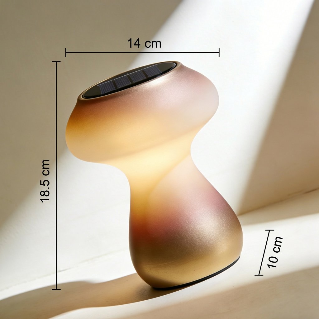 Instalación fácil de lámpara solar en jardín