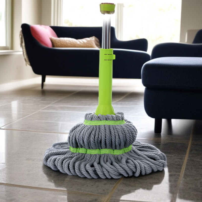 JS offre une tête de rechange pour balai à franges rotatif en microfibre très absorbante