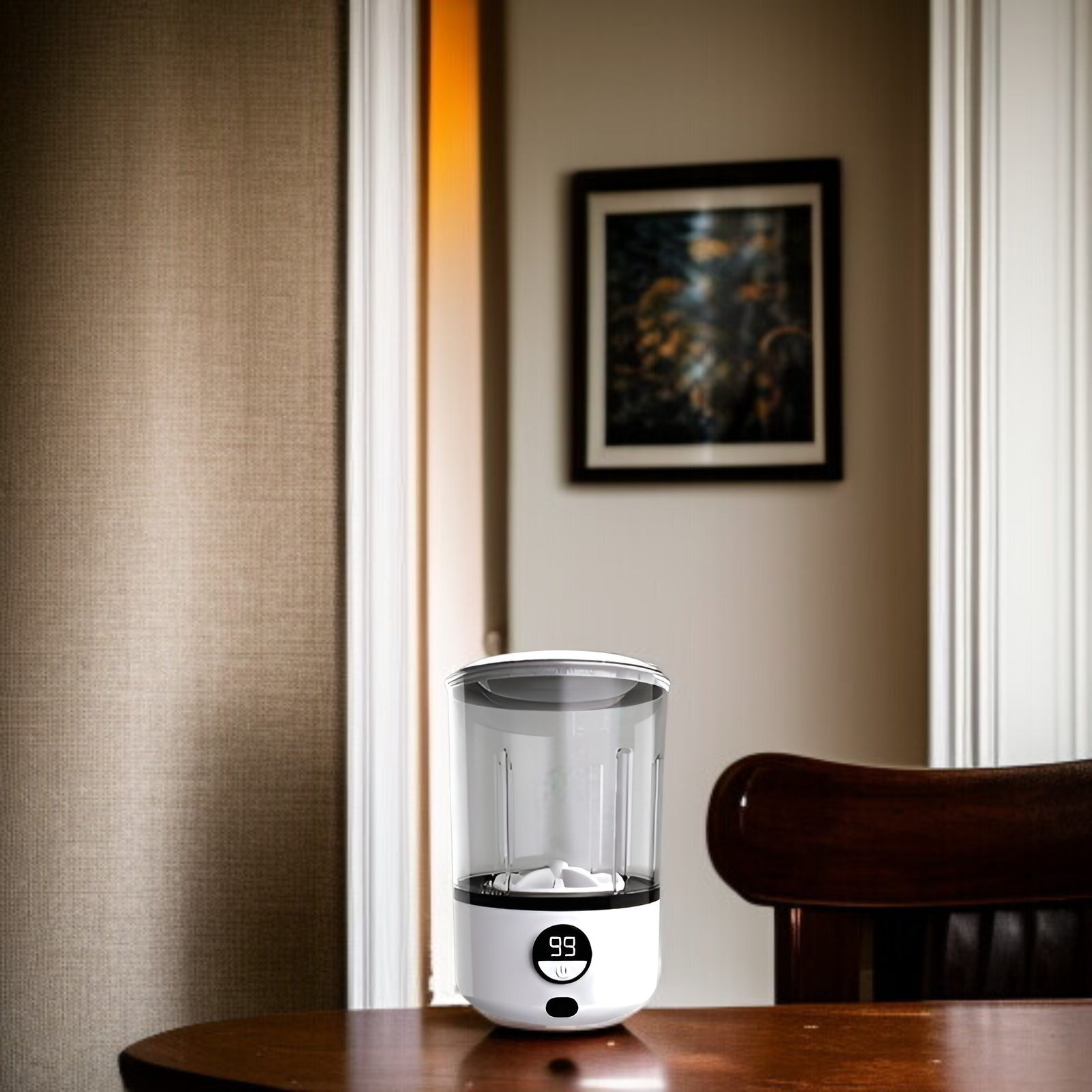 充電式ミニ洗濯機 下着 ポータブル ワイヤレス 下着洗濯機 小型下着洗濯カップ デジタルディスプレイ