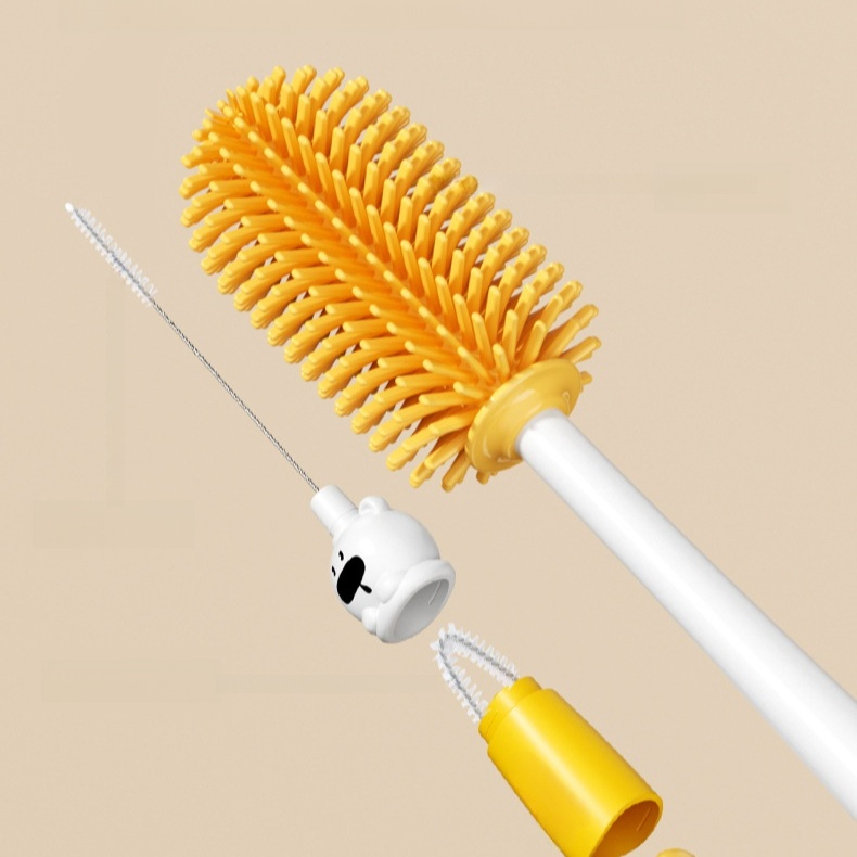 4-in-1携帯用乳首洗浄ブラシ