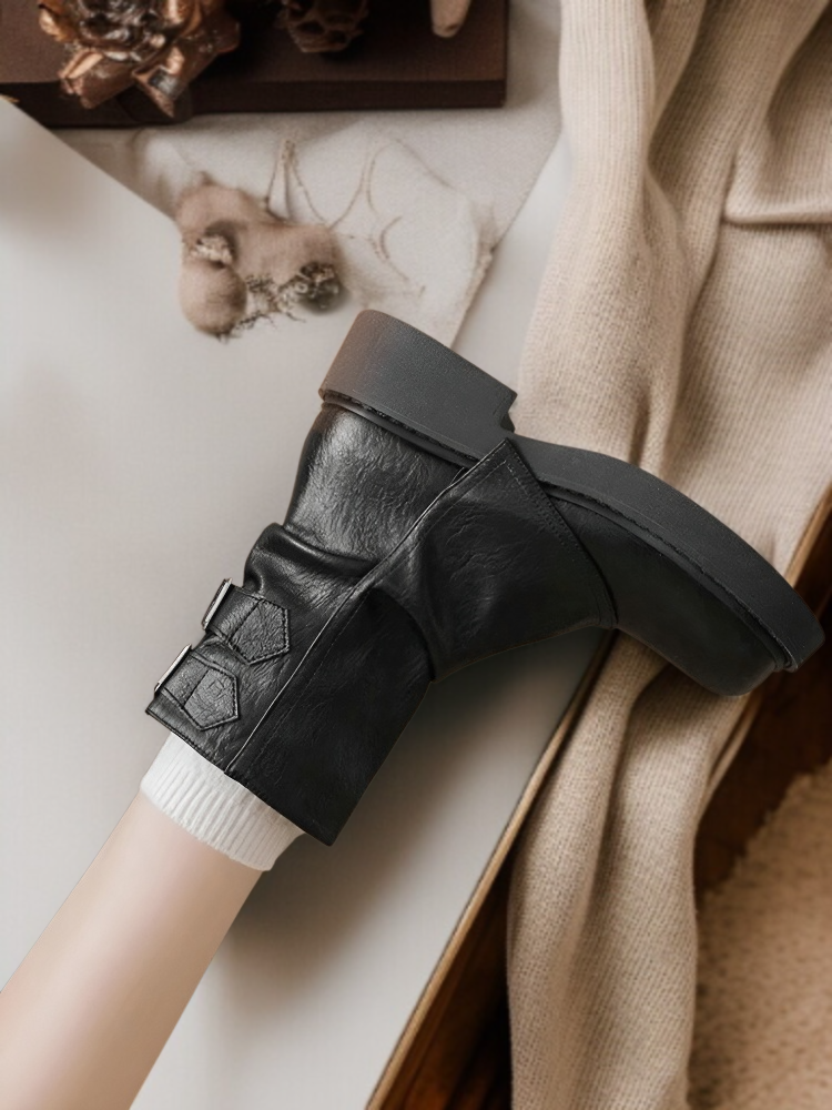 영국풍 패션 앵클부츠