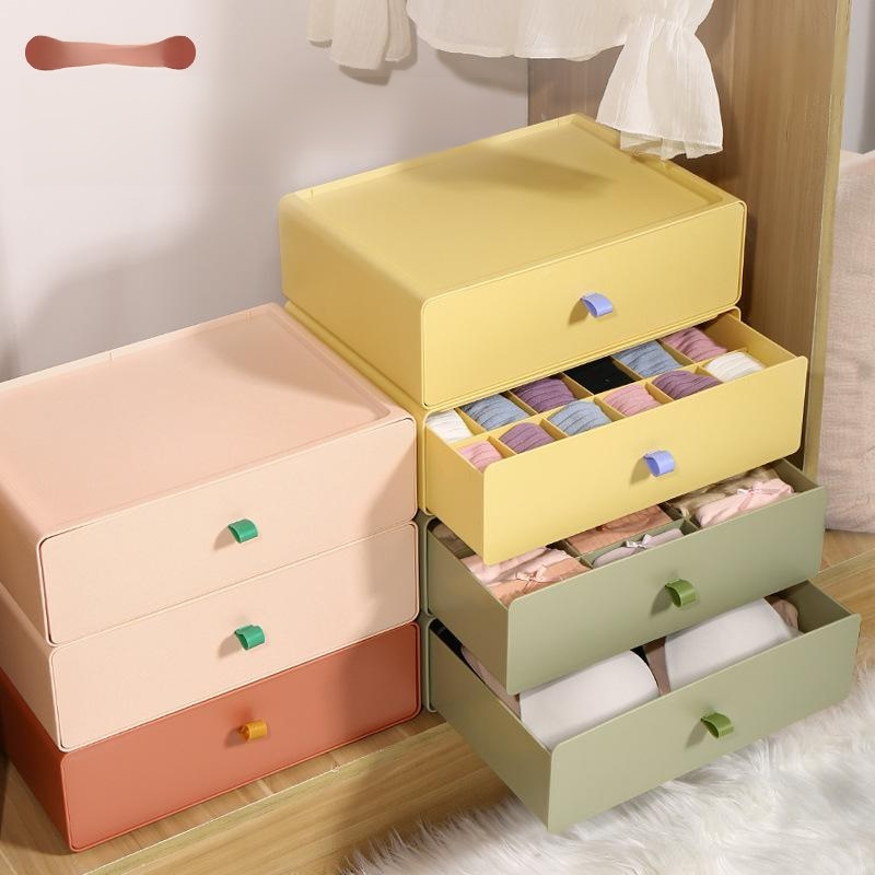 Organisateur 3-en-1 à tiroirs pour vêtements,  gain de place.