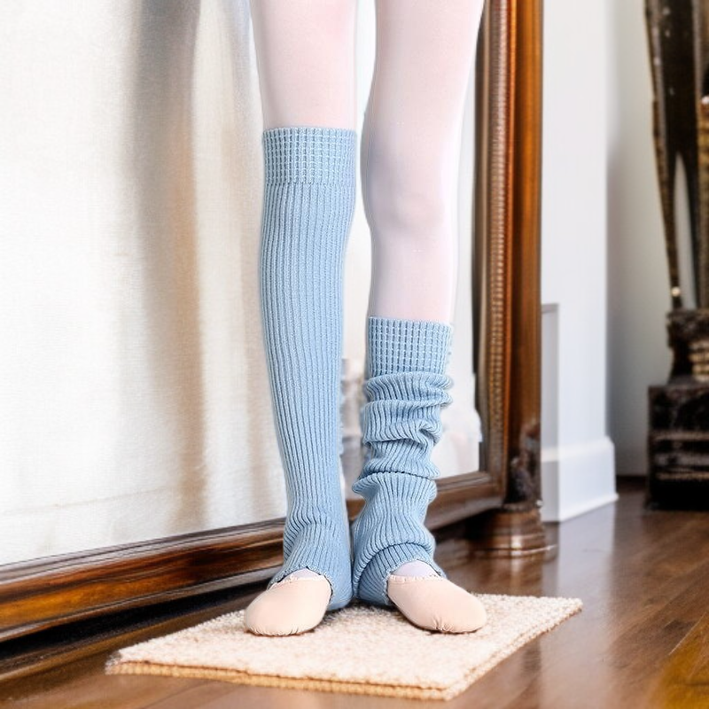 성인용 니트 보온 스타킹 요가 댄스 발레 레그워머