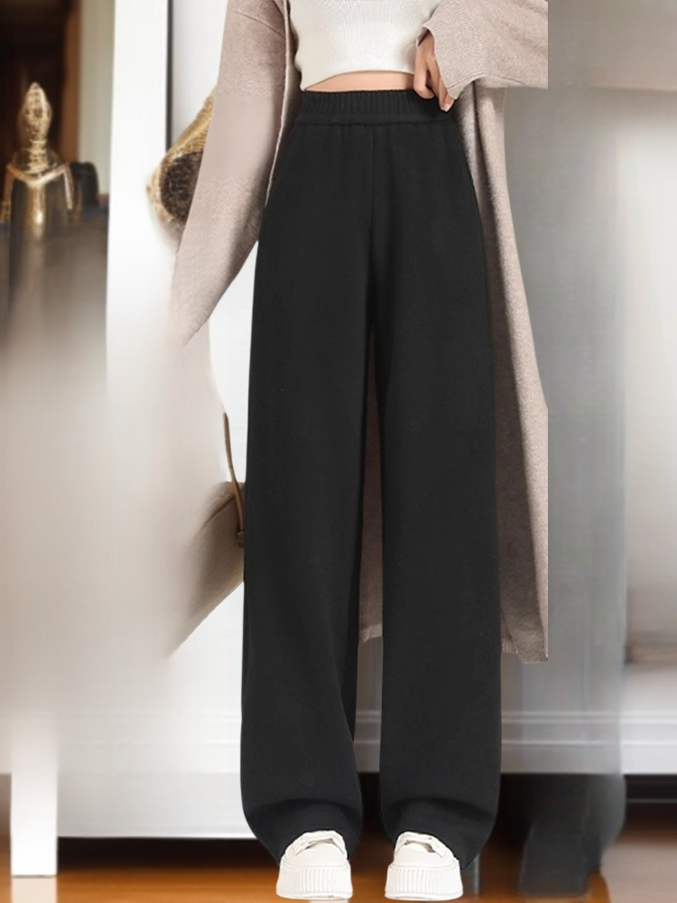 코듀로이 플리스 안감 와이드 팬츠