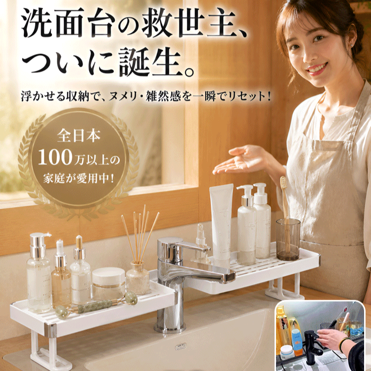 蛇口まわり収納ラック