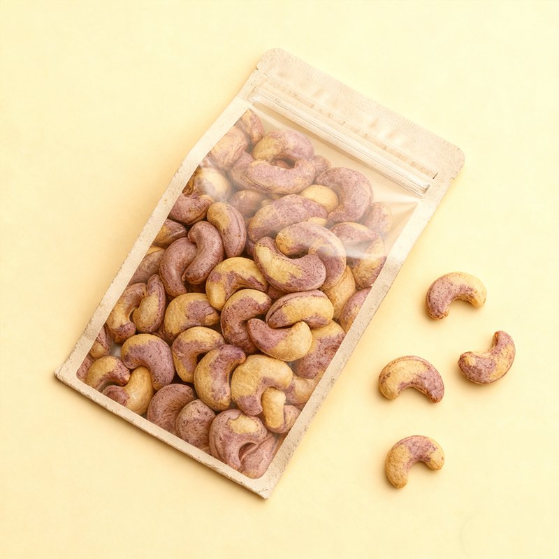 五袋入りナッツスナックのパッケージ写真