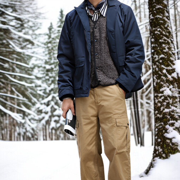 メンズAL-1海軍パイロットウールコート 冬用厚手フライトジャケット