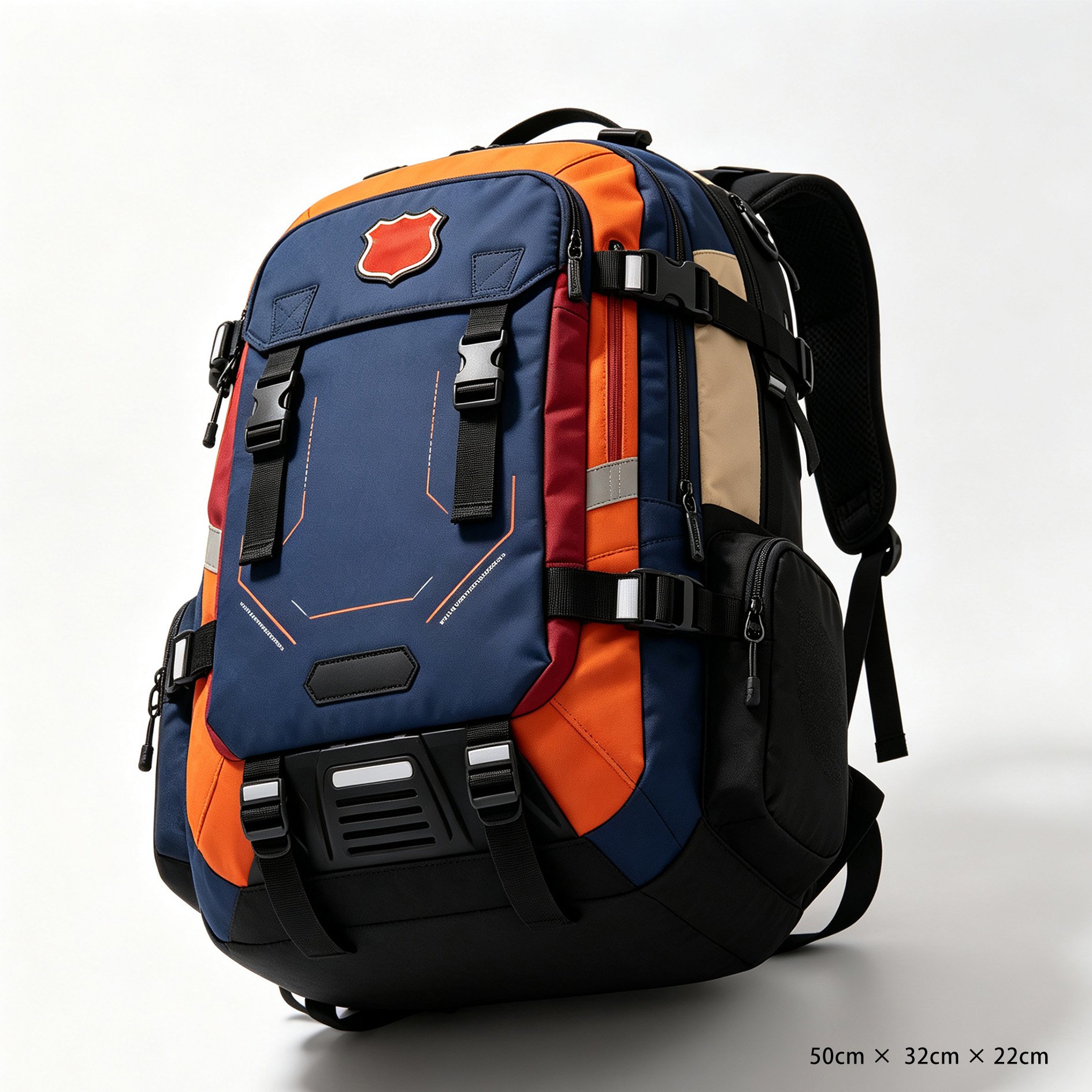 Side pocket detail of Domain Expansion Backpack for water bottles