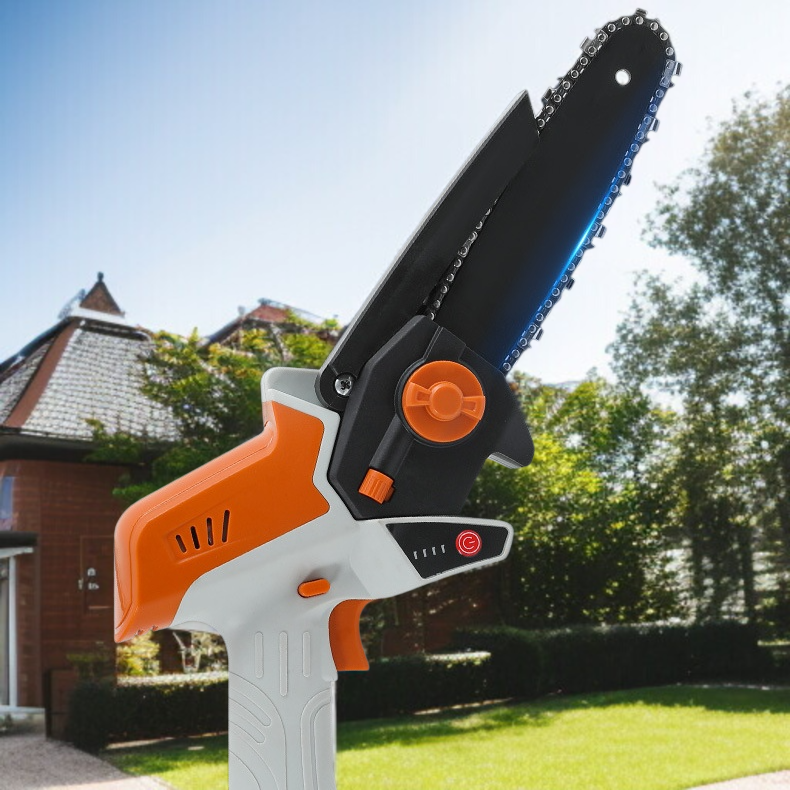 Scie de jardin légère et rechargeable, adaptée à la taille des arbres et des végétaux