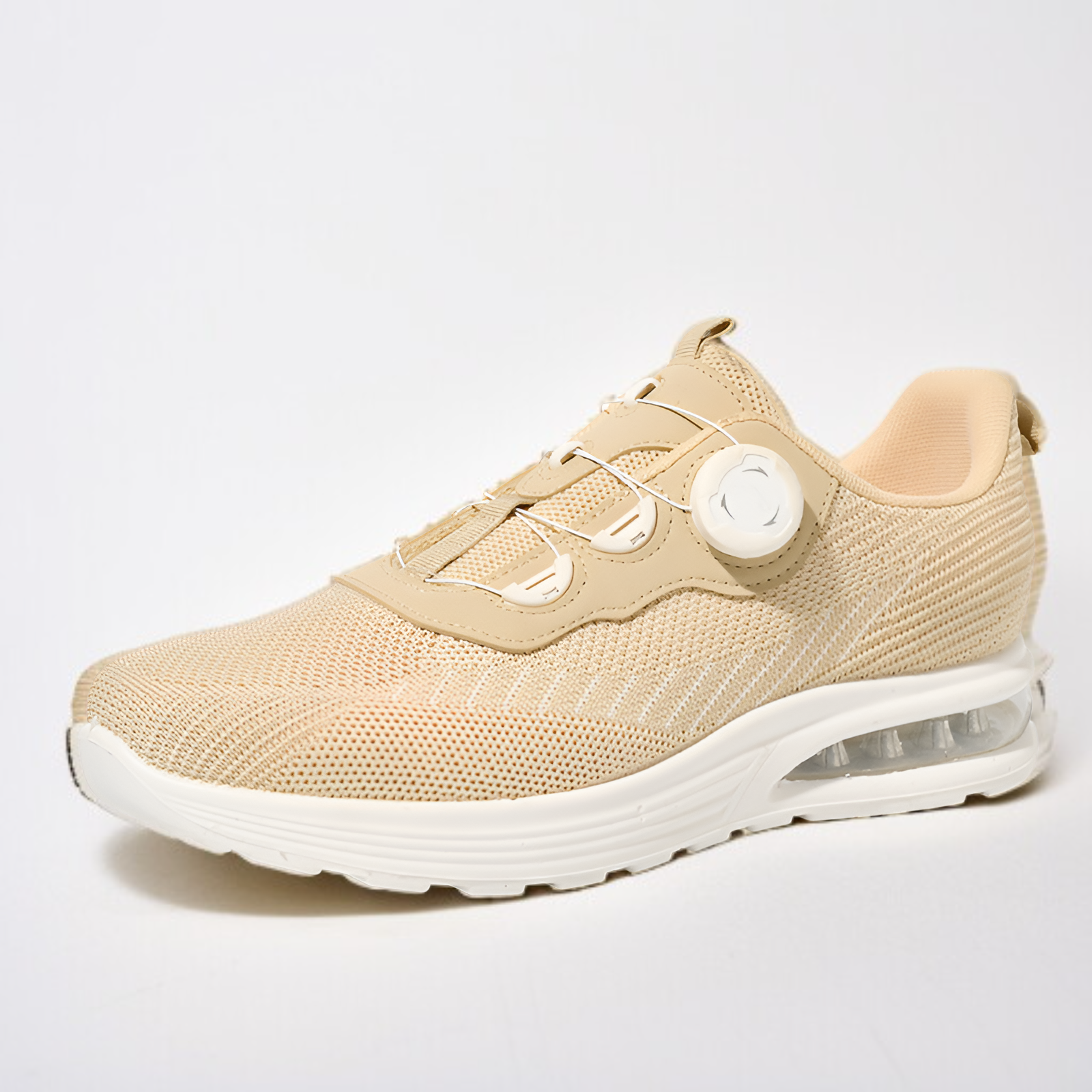 أحذية رياضية كورية للأزواج، مريحة وعملية، مزودة بوسادة هوائية وزر تثبيت.