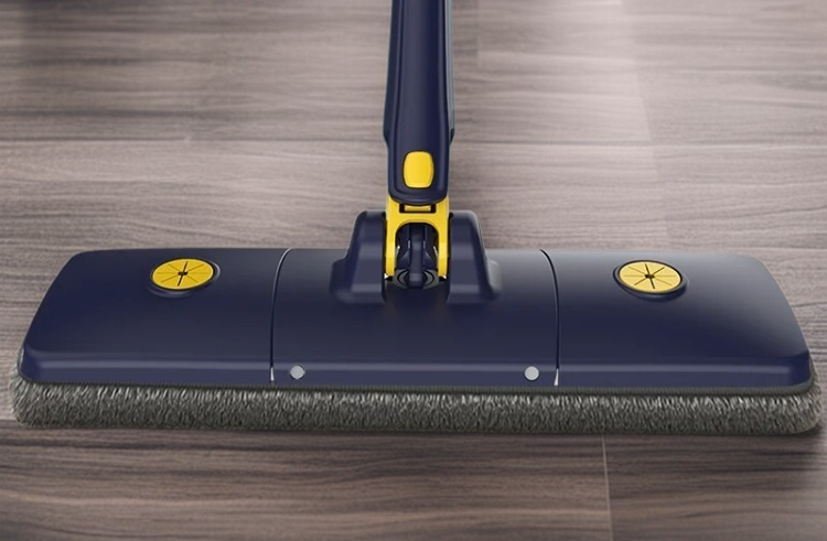 36センチ大型パネルヘッド付きモップの使用例