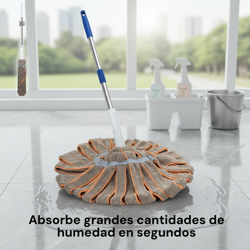 Mopa automática con gran absorción de agua