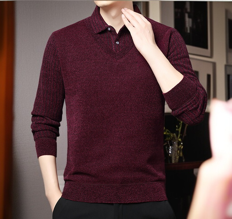 남성 겨울 패션 터틀넥 니트 스타일링 예시