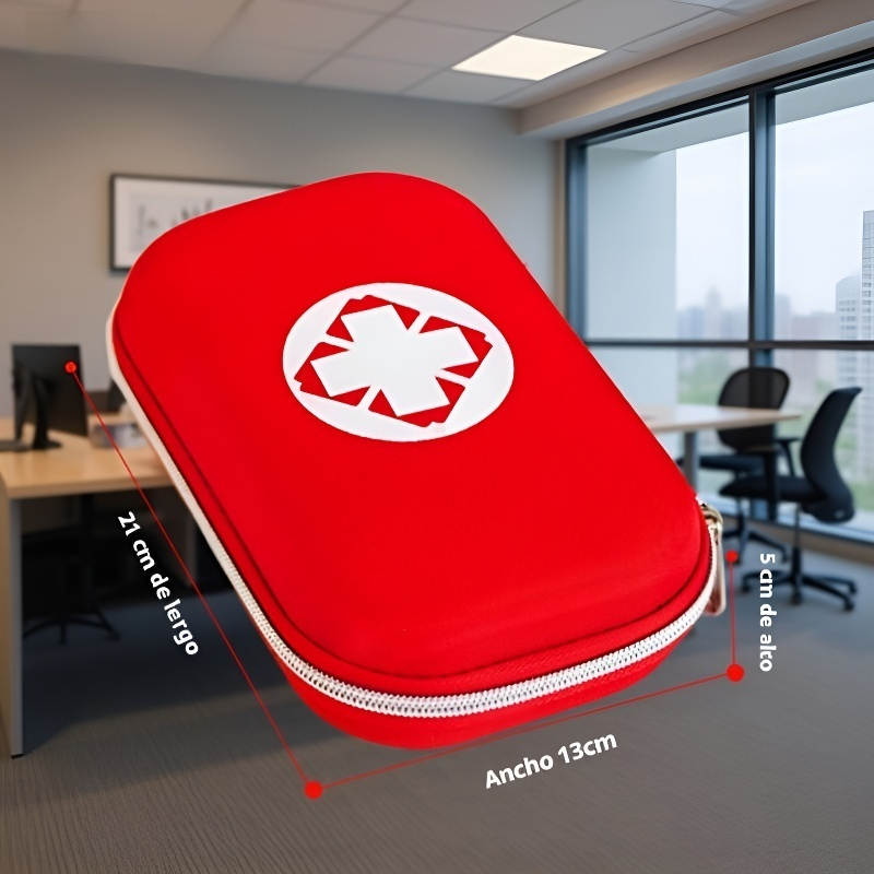 Botiquín de primeros auxilios EVA para hogar y exteriores, botiquín médico para coche