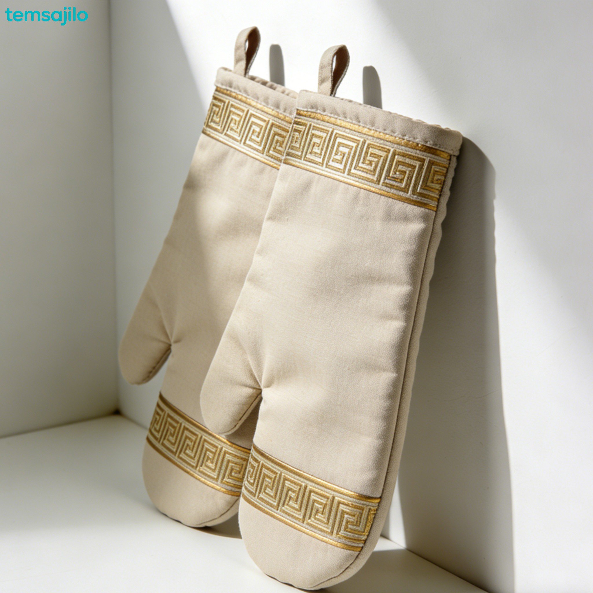 Πυκνά, ανθεκτικά σε υψηλές θερμοκρασίες, θερμομονωτικά γάντια (δύο ζευγάρια)