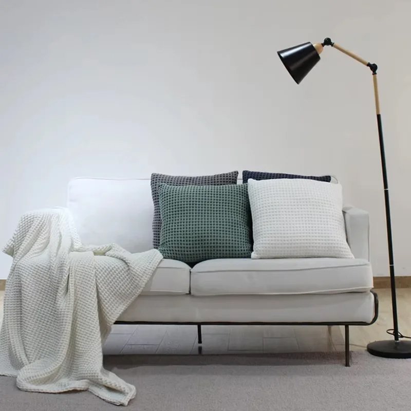 クッション快適白編みソファマット家庭用生活装飾枕