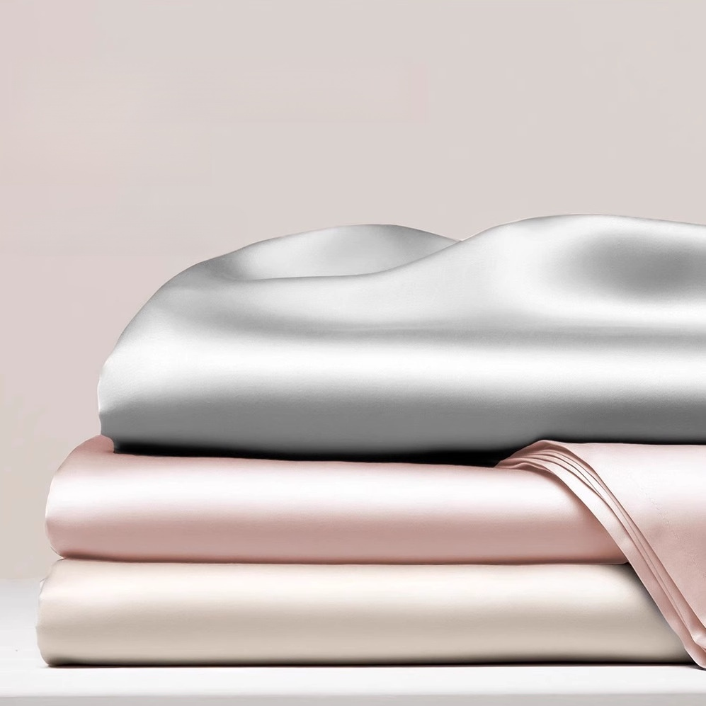 ひんやりアイスシルクベッドシーツ