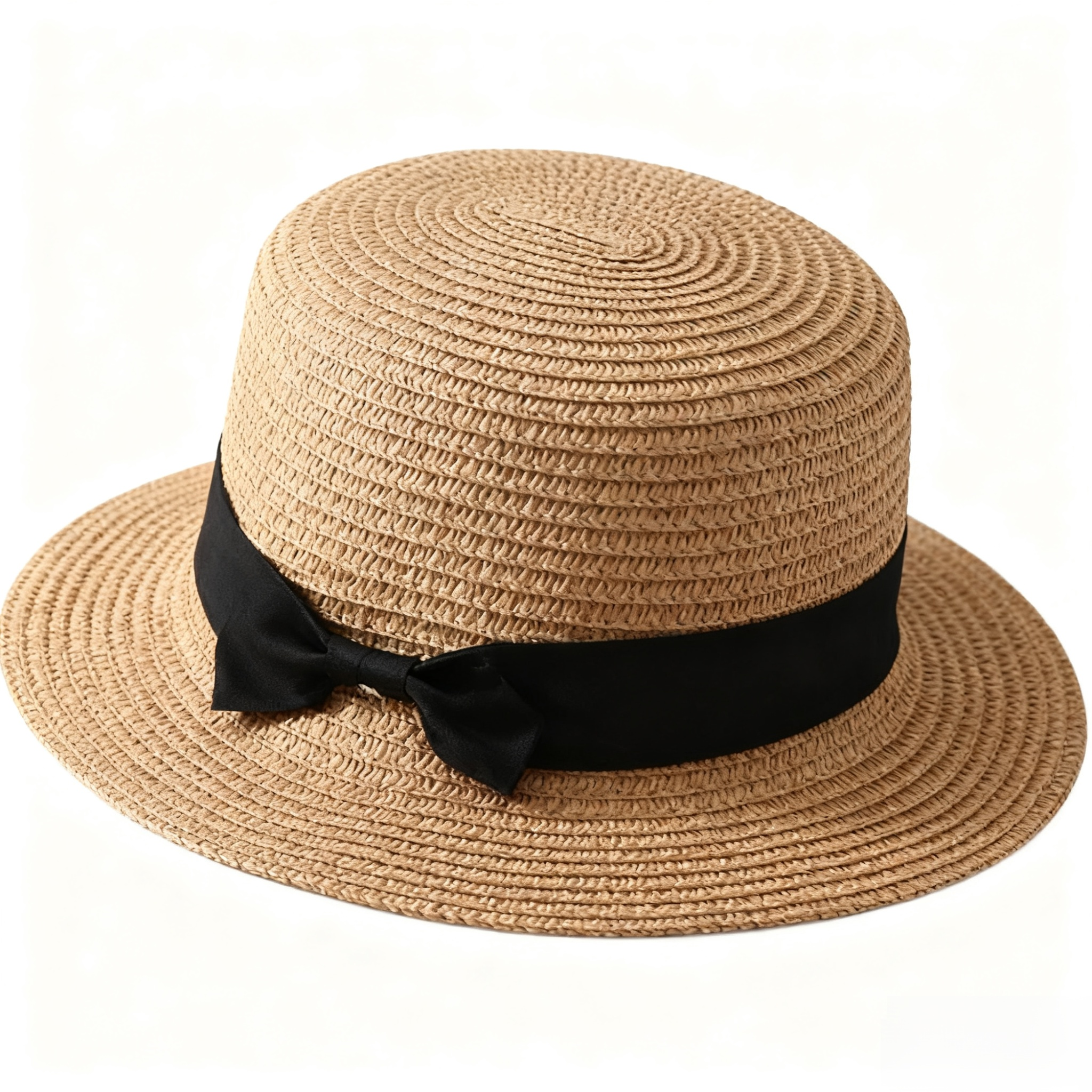 여름 영국 레트로 플랫탑 모자