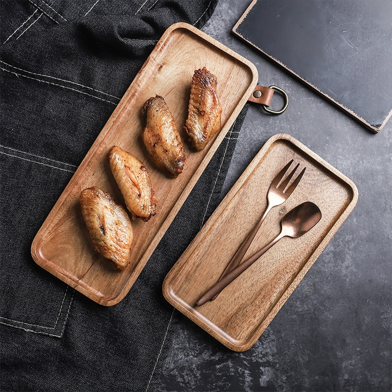 Rechteckiger Frühstücksteller