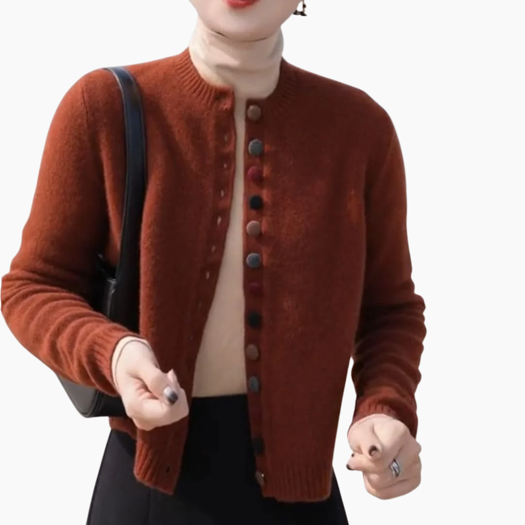 스웨터 여 긴팔 니트 카디건 패션 살 가리고 날씬해 보이는 도파민 스웨터 여 패션 니트 카디건