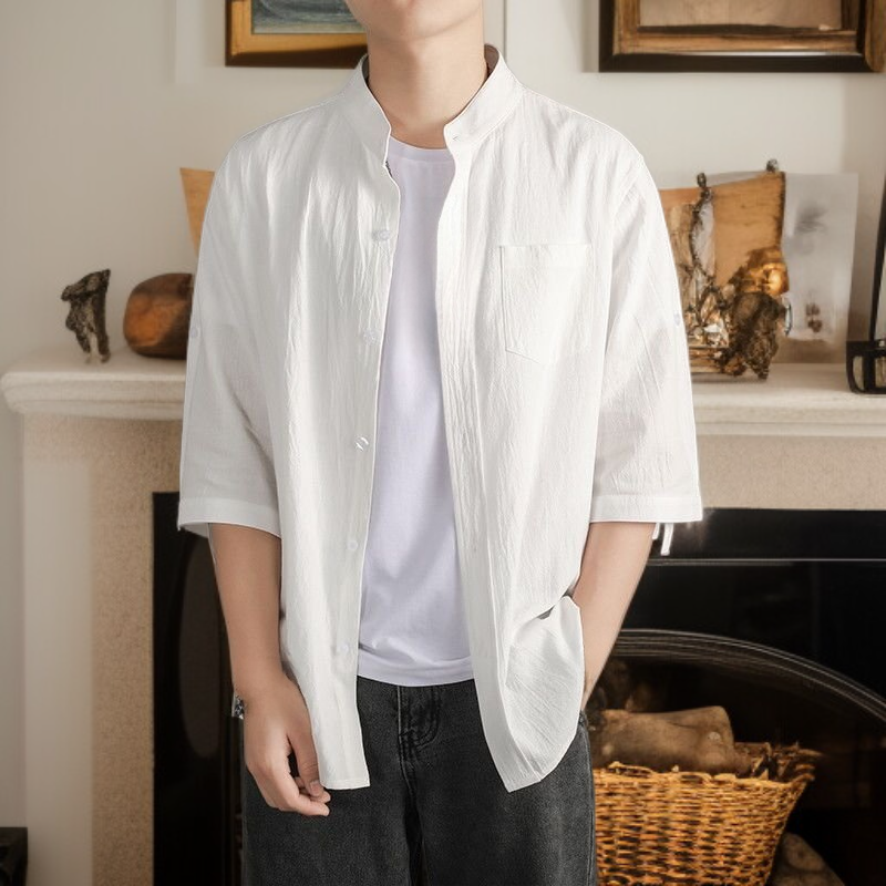 Shanlida Dia 남성 중국풍 가디건