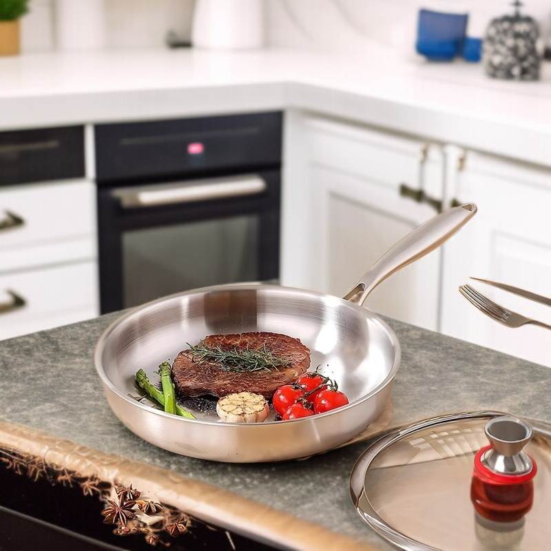 Poêle spéciale induction trois couches épaissie