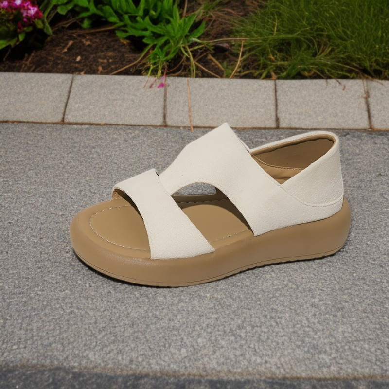 로마 샌들 플랫 통풍 빈티지 발뒤꿈치 로마 샌들