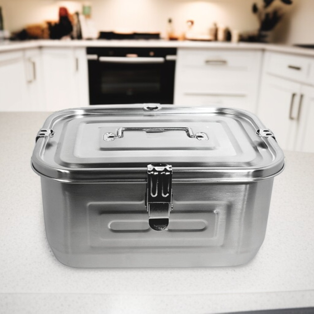 Aluminum lunch box for home use, stainless steel