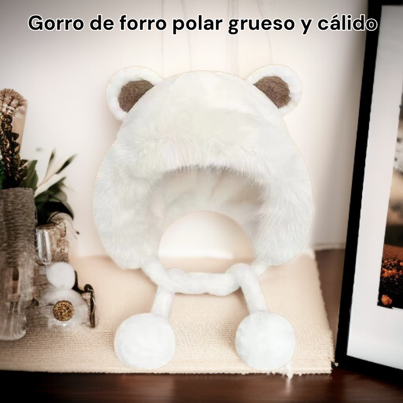 Sombrero grueso y cálido de felpa 