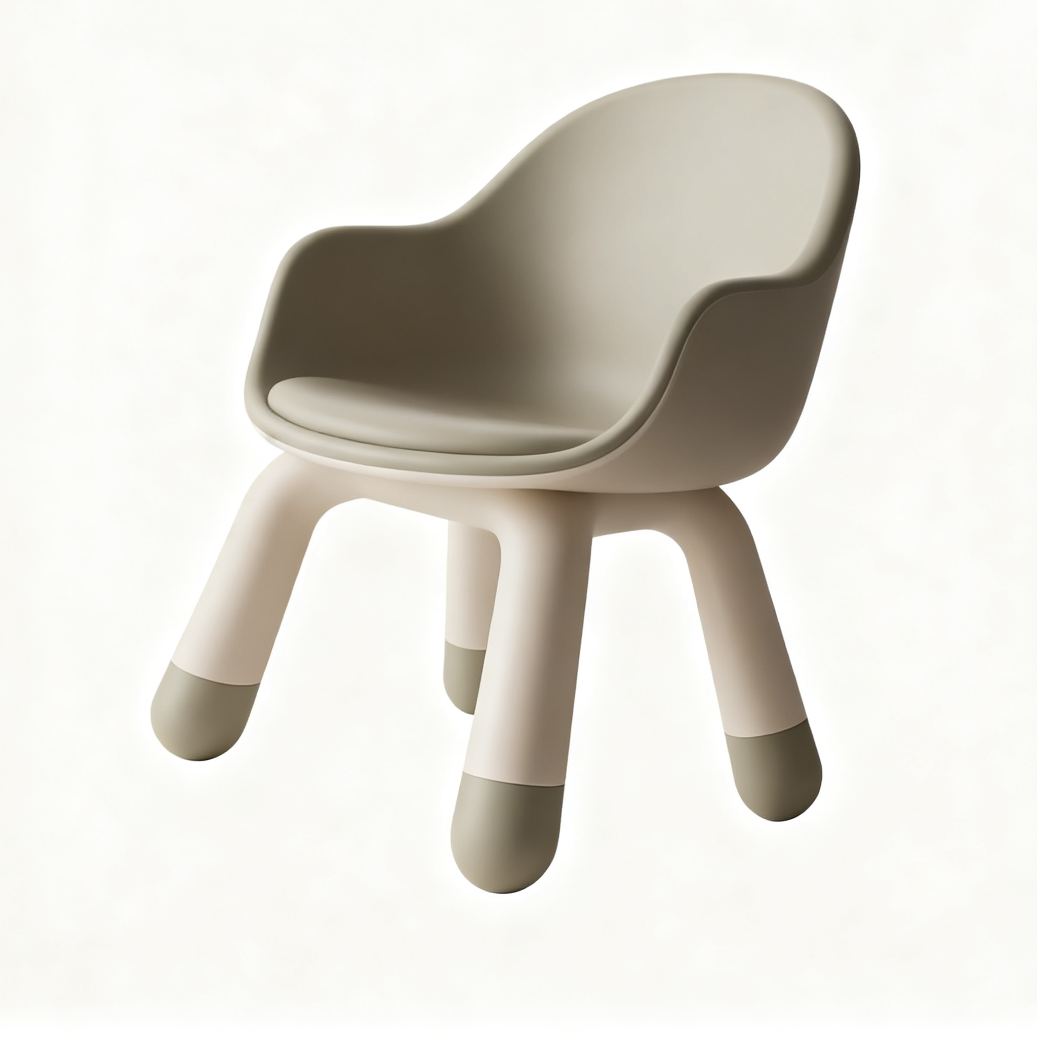 เก้าอี้เด็กดีไซน์เรียบง่ายและน่ารัก