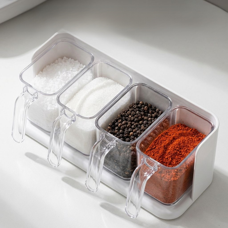 Kitchen Spice Jar Storage Organizer Rack