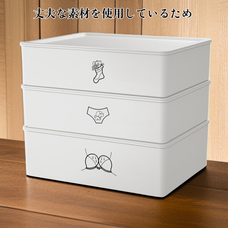 仕切り付き引き出し収納ボックス