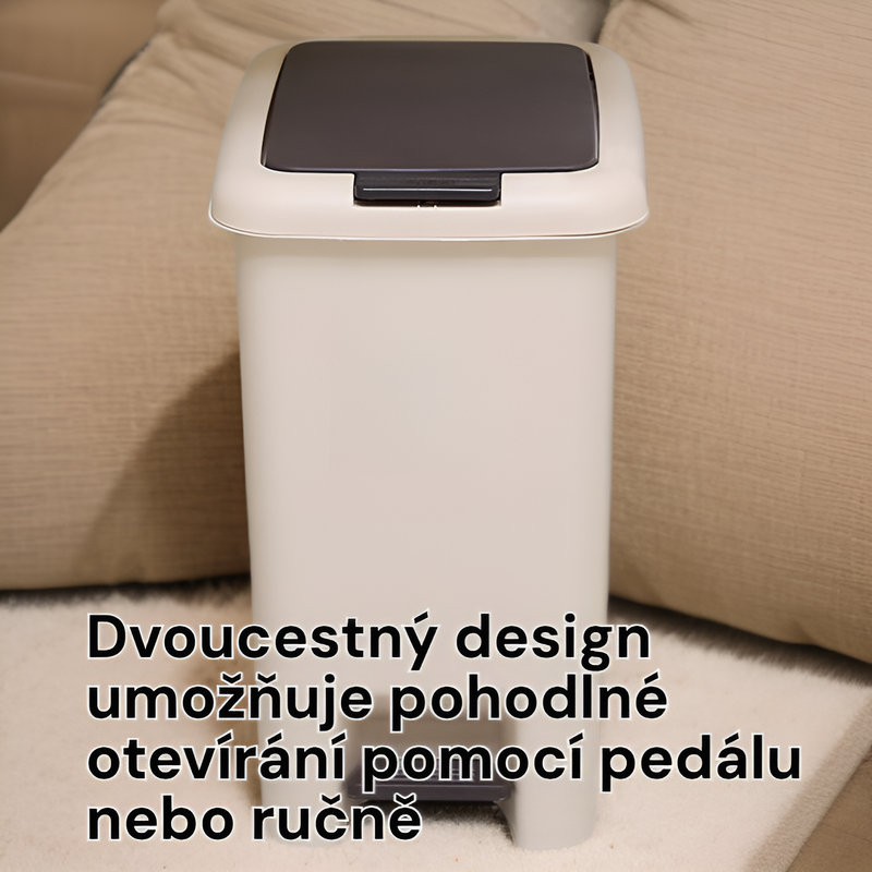 Dvoucestný pedálový odpadkový koš Nature Living 20L