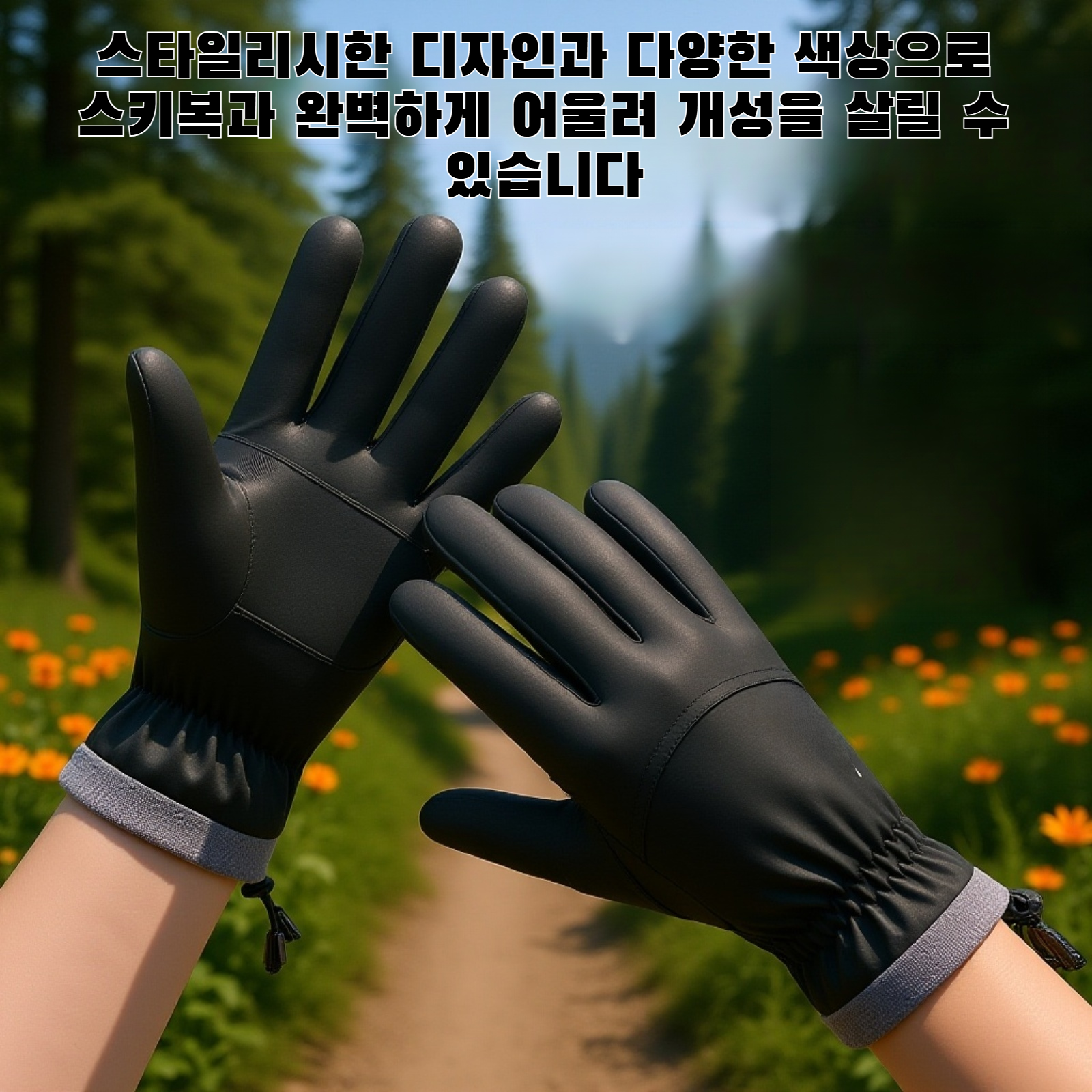 방수 기능이 강화된 스키 장갑