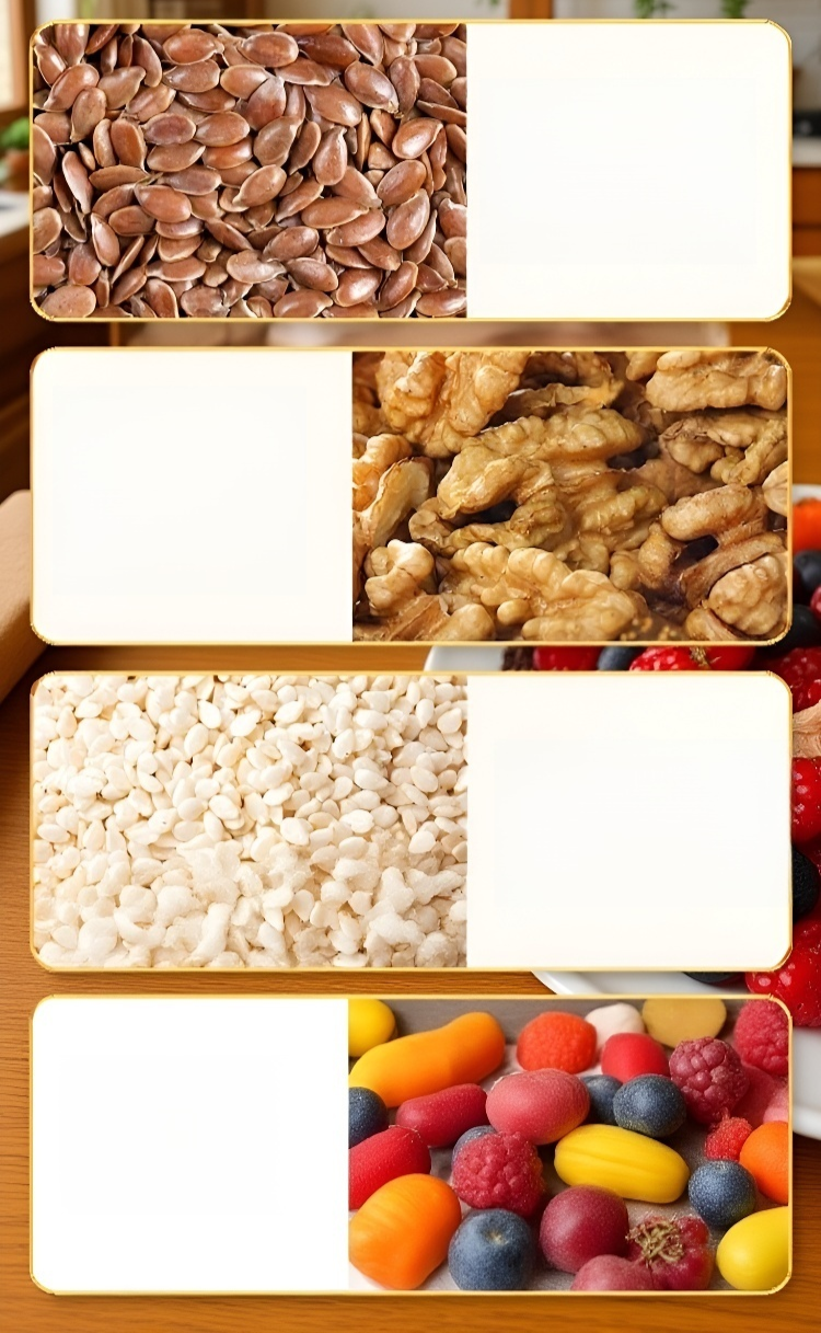 自然素材を使ったショートブレッドの原材料写真