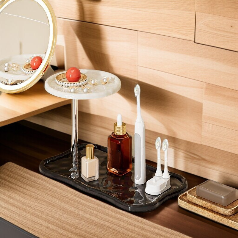 ชั้นวางของสองชั้นสำหรับใช้ในบ้าน ดีไซน์ทันสมัย