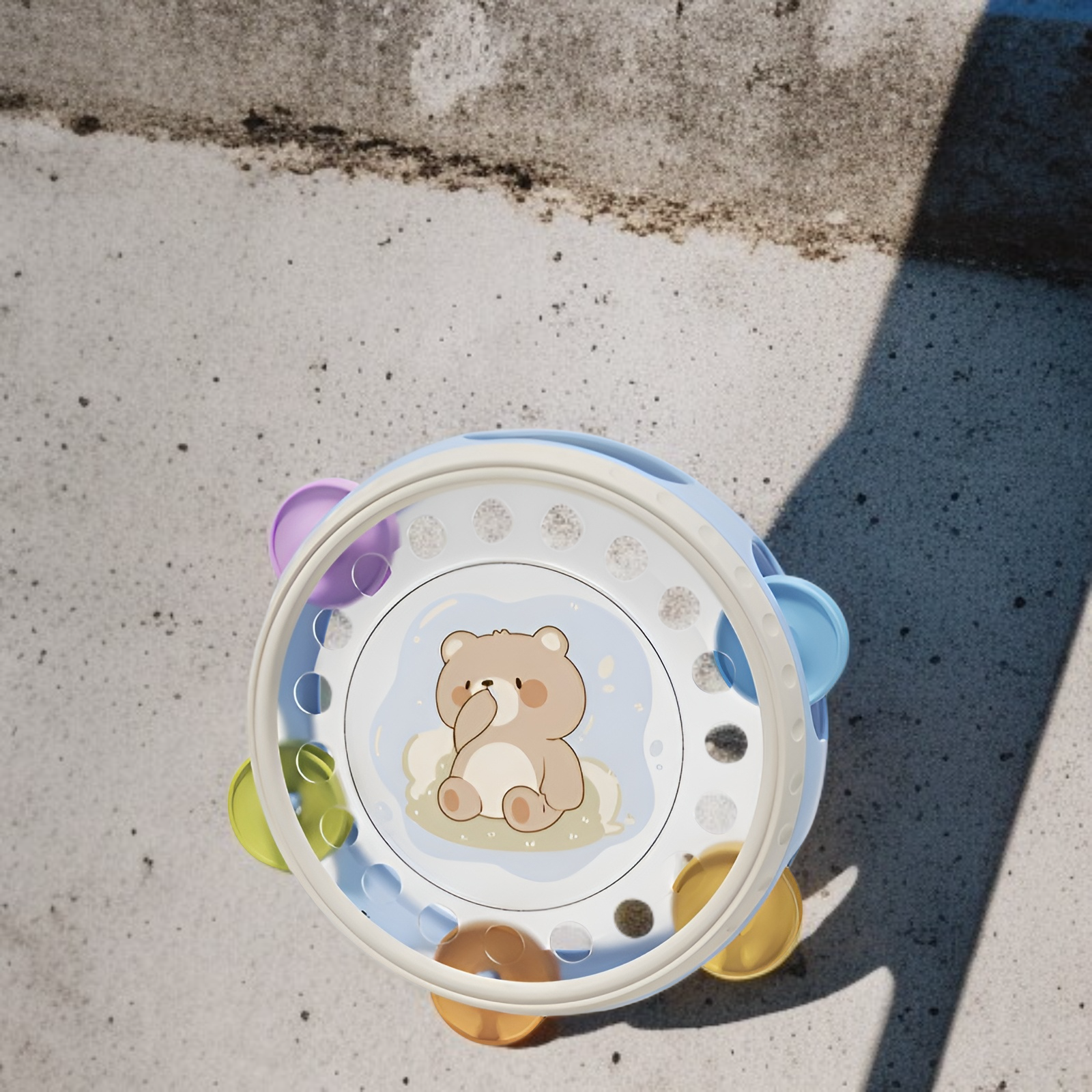 창의력 증진에 도움 주는 유아 탬버린