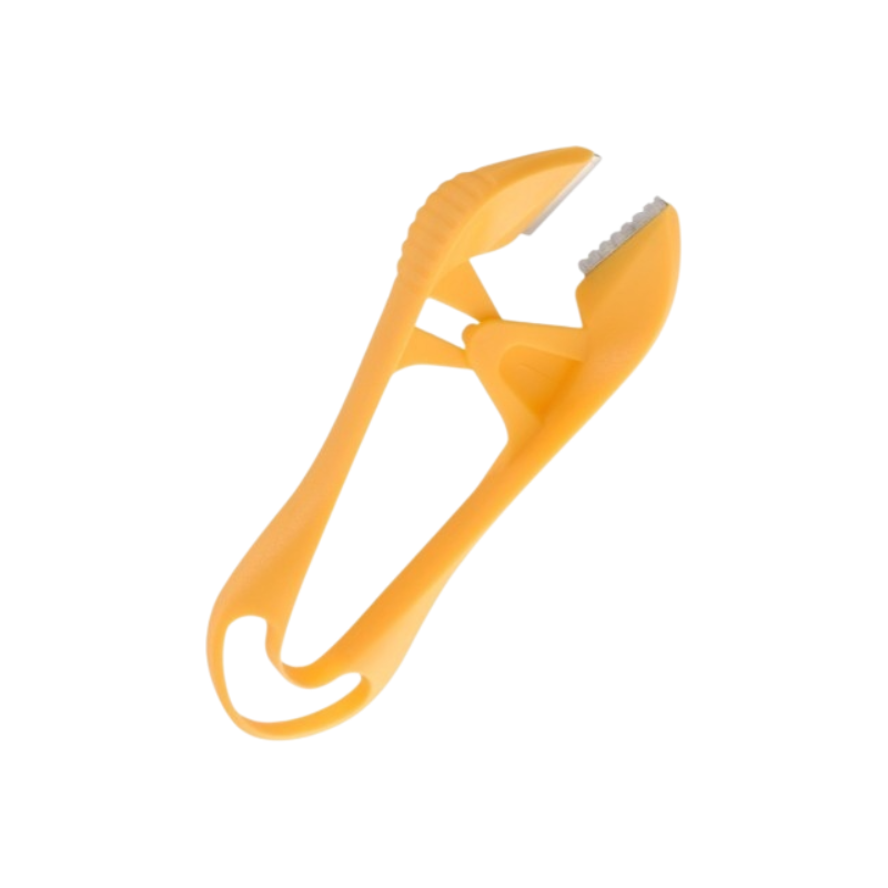 Stainless steel garlic peeler